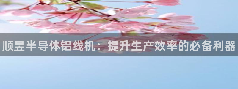 <h1>B体育网站多少宇信科技</h1>顺昱半导体铝线机：提升生产效率的必备利器